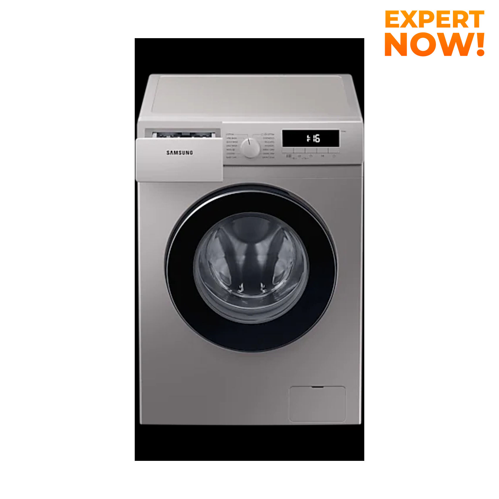 Samsung 9kg Front Loader Washing Machine - Silver (Photo: 3)